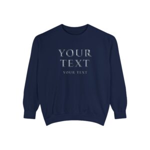 Winter Text Collection - Cinematic Title Unisex Garment-Dyed Sweatshirt