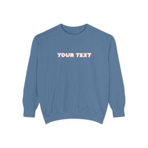 Winter Text Collection - Error Glitch Unisex Garment-Dyed Sweatshirt